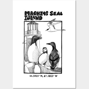 Machias Seal Island Posters and Art